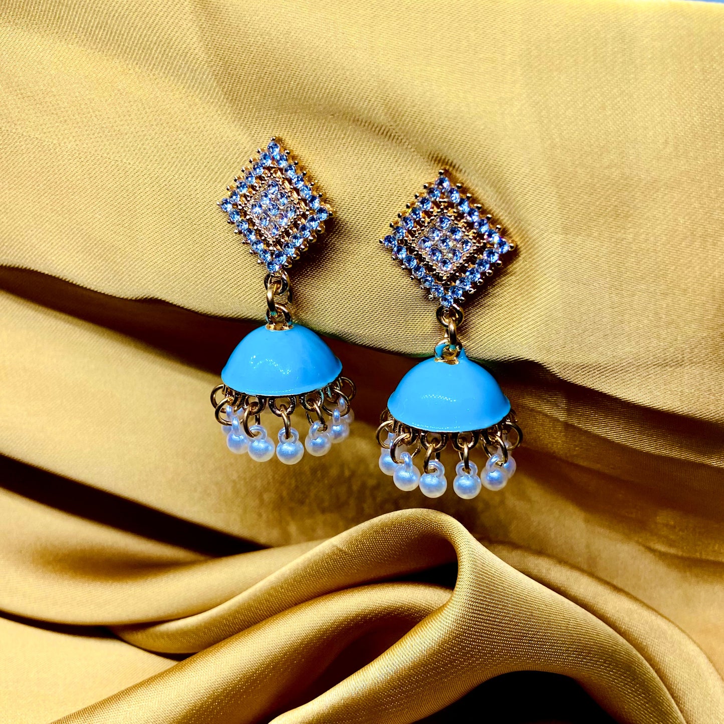 Pearl Radiance Jhumkas