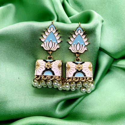 Emerald Grace Jhumkas