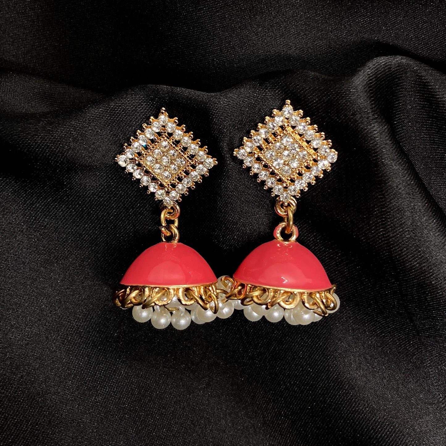 Pearl Radiance Jhumkas